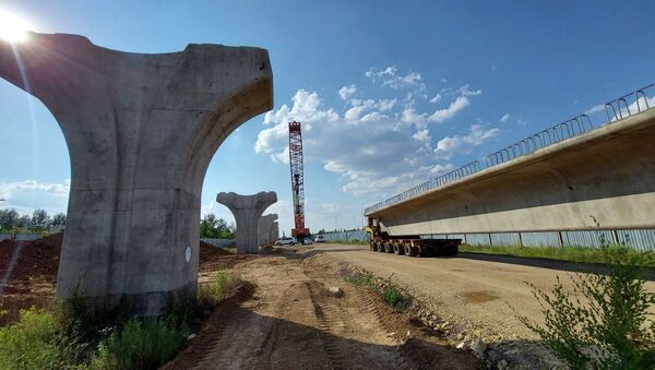 Возобновлены работы на объекте Астана LRT - Sputnik Казахстан