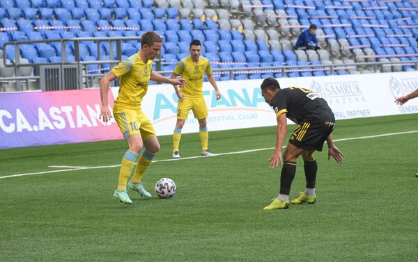 Фрагмент футбольного матча Астана - Арис - Sputnik Казахстан