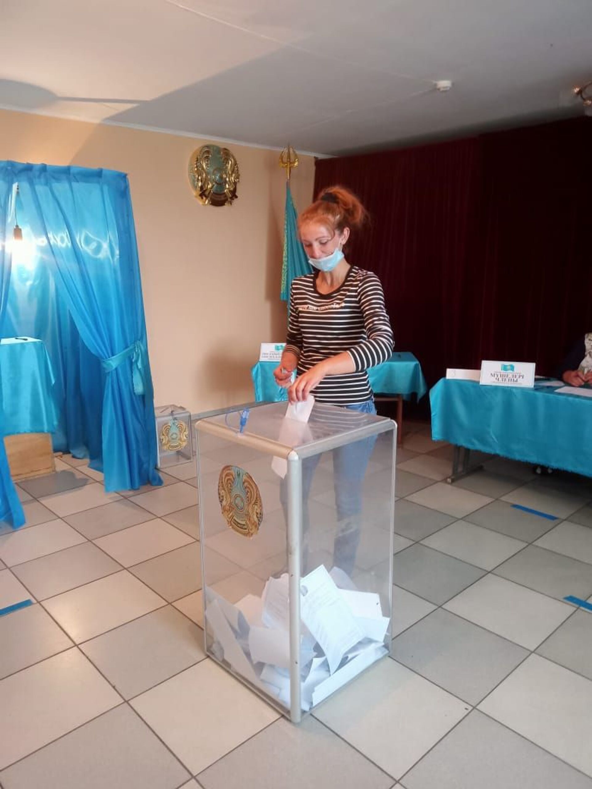 Как сельчане голосуют за акимов в Северном Казахстане - Sputnik Казахстан, 1920, 25.07.2021