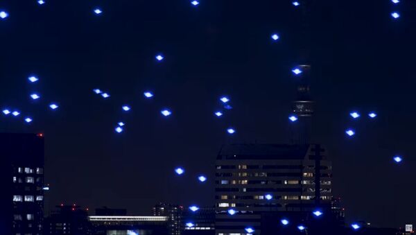 Шоу дронов на Олимпиаде в Токио - Sputnik Казахстан