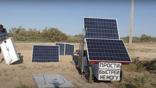 Блогер из Петербурга построил солнцемобиль - Sputnik Казахстан