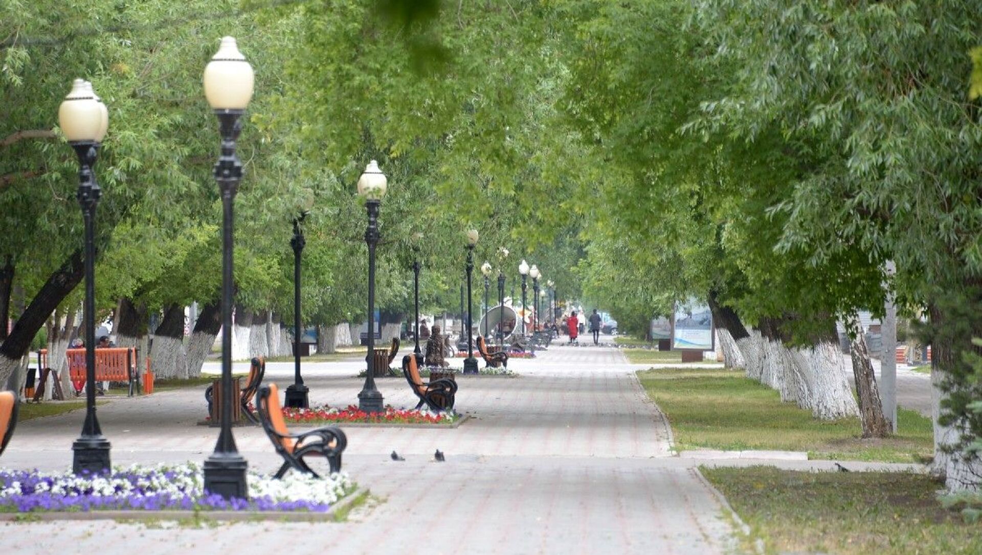 Улица Конституции в Петропавловске - Sputnik Казахстан, 1920, 09.08.2021
