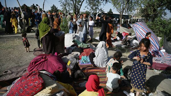 Афганские беженцы из провинций Кундуз и Тахар - Sputnik Казахстан