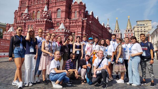 Казахстанские школьники побывали в Москве по программе Здравствуй, Россия! - Sputnik Казахстан