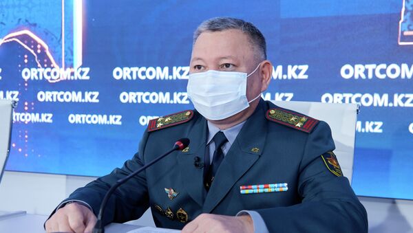 Начальник департамента организационно-мобилизационной работы Генерального штаба Вооруженных сил Сакен Жусупов - Sputnik Казахстан