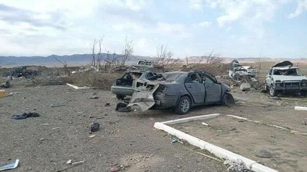 Последствия взрывов на территории воинской части, в которой произошло ЧП - Sputnik Казахстан