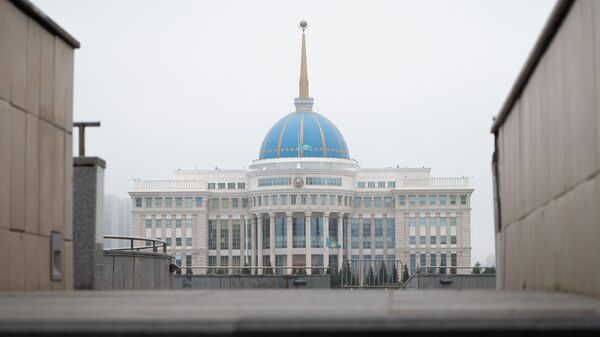Приспущенный флаг, Акорда - Sputnik Казахстан