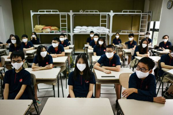 Ученики в школе Марии Кюри, Вьетнам  - Sputnik Қазақстан