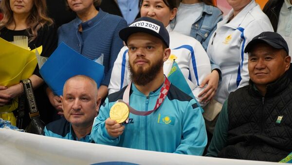 В Кокшетау чествуют чемпиона параолимпиады Давида Дегтярева - Sputnik Казахстан