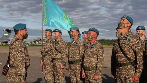 Военные из Казахстана прибыли в Беларусь на учения Запад-2021 - Sputnik Казахстан