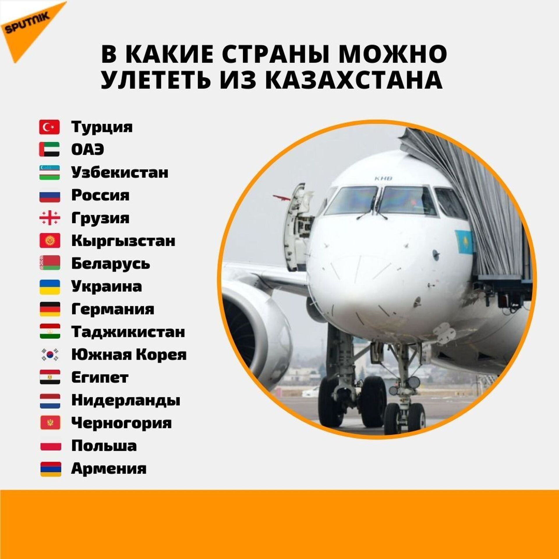Казахстан увеличивает число авиарейсов в Россию - Sputnik Казахстан, 1920, 07.09.2021
