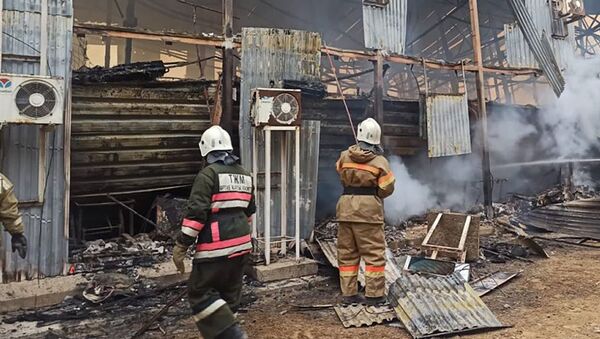 Пожар в общежитии на месторождении Боранколь  - Sputnik Қазақстан