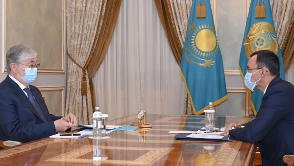Токаев принял спикера сената Ашимбаева - Sputnik Казахстан