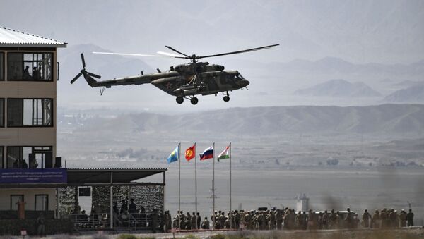Военные учения ОДКБ Рубеж-2021 в Кыргызстане - Sputnik Казахстан
