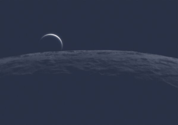 Снимок Beyond the Limb французского фотографа Nicolas Lefaudeux, ставший победителем в категории Our Moon конкурса Royal Observatory’s Astronomy Photographer of the Year 13 - Sputnik Казахстан
