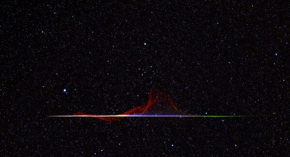 Снимок A Colourful Quadrantid Meteor американского фотографа Frank Kuszaj, ставший победителем в категории  Planets, Comets and Asteroids конкурса Royal Observatory’s Astronomy Photographer of the Year 13 - Sputnik Казахстан