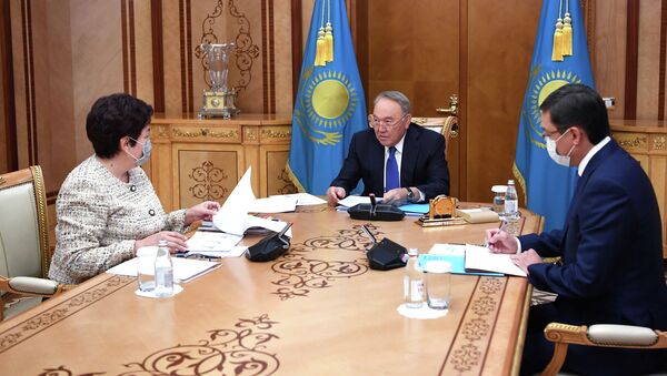 Нурсултан Назарбаев принял председателя правления Назарбаев Интеллектуальные школы Куляш Шамшидинову - Sputnik Казахстан