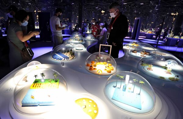 Выставка в Японском павильоне на Всемирной выставка Expo-2020 в Дубае, ОАЭ - Sputnik Қазақстан