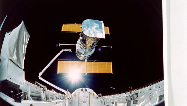 Телескоп Hubble в космосе  - Sputnik Казахстан