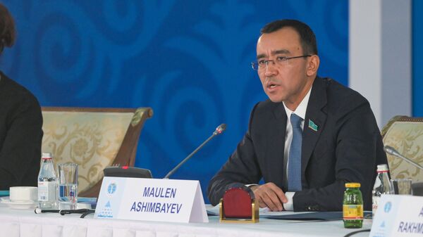 Съезд мировых религиозных лидеров. Председатель сената парламента Казахстана Маулен Ашимбаев - Sputnik Казахстан