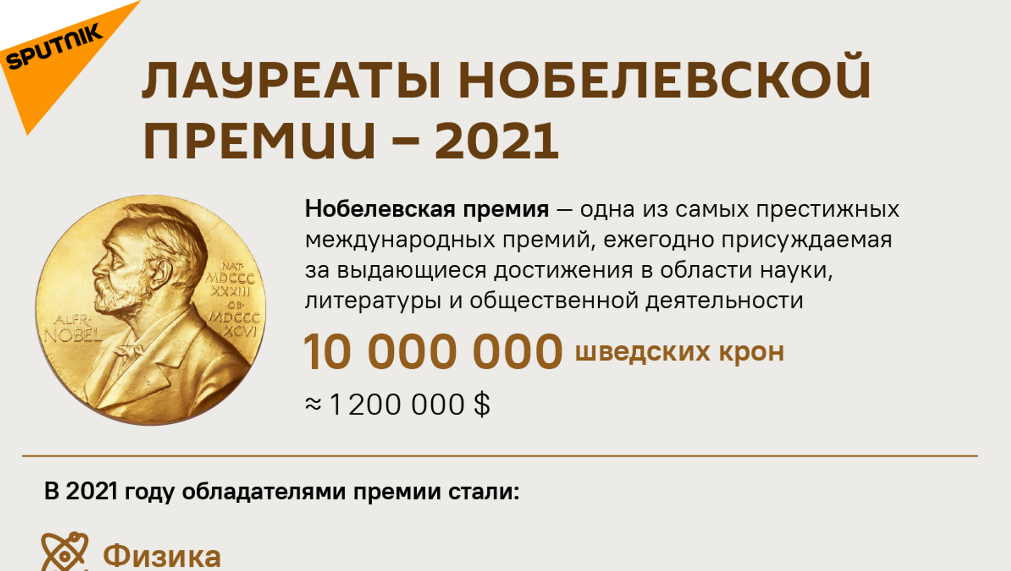 Нобелевская премия сумма. Нобелевская премия деньги. Размер Нобелевской премии. Нобелевские лауреаты по физике 2021.