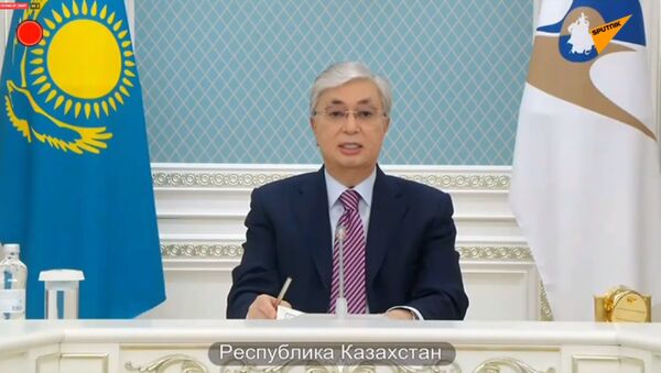 Токаев на заседании Высшего Евразийского экономического совета - видео - Sputnik Казахстан