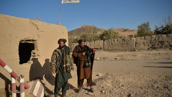 Боевики Талибана* на блокпосту в провинции Бадгиз - Sputnik Қазақстан