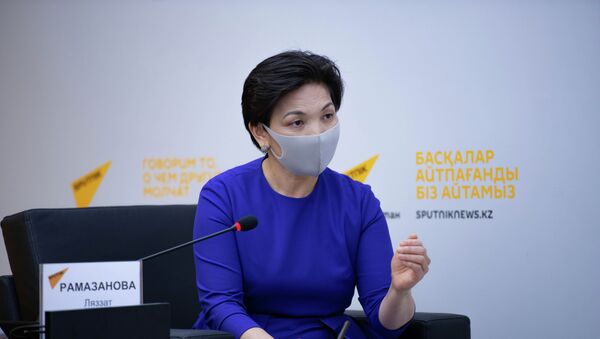 Ляззат Рамазанова, председатель Национальной комиссии по делам женщин и семейно-демографической политике при президенте Казахстана - Sputnik Казахстан