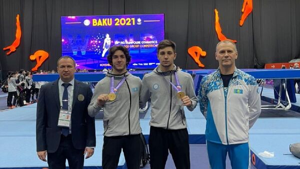 Золото завоевал Казахстан на чемпионате мира по батутной гимнастике - Sputnik Казахстан