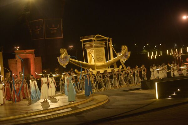 Церемония открытия древней Аллеи сфинксов в Луксоре, Египет - Sputnik Казахстан