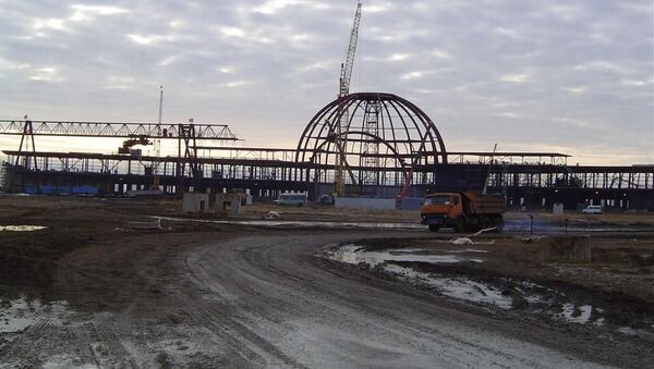 Строительство аэропорта в столице Казахстана, архивное фото - Sputnik Казахстан