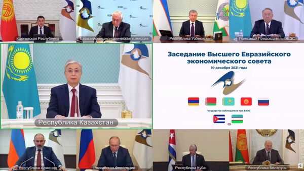 Заседание Высшего Евразийского экономического совета  - Sputnik Казахстан