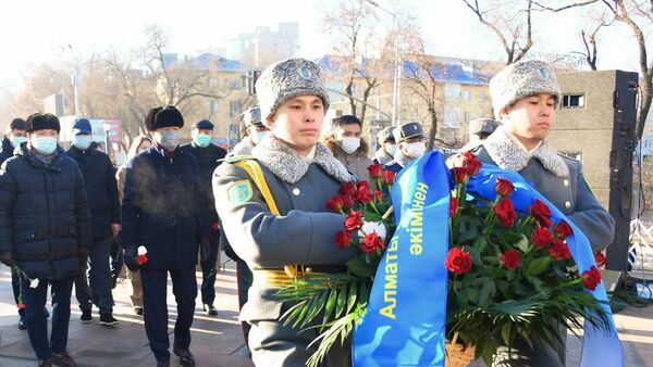 Память жертв декабрьских событий почтили в Алматы - Sputnik Қазақстан