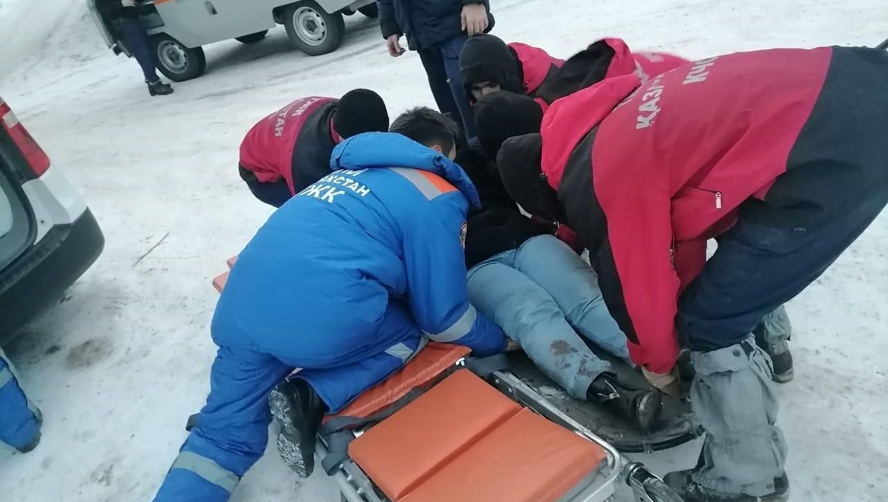 Алматинка подвернула ногу и застряла на Кокжайляу - фото