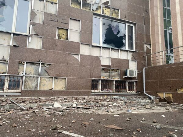 В Алматы произошло возгорание в здании Ауэзовского районного филиала партии Nur Otan. - Sputnik Казахстан