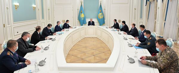 Президент страны Касым-Жомарт Токаев провел заседание Совета Безопасности - Sputnik Казахстан