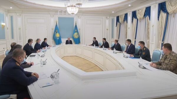 Президент провел заседание Совета Безопасности - видео - Sputnik Қазақстан