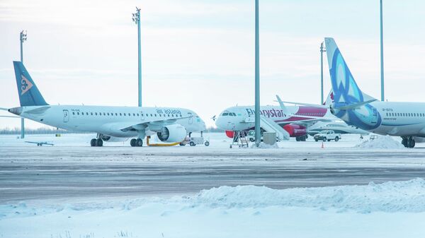 Самолеты в аэропорту Нур-Султана  - Sputnik Казахстан