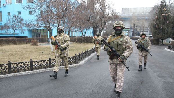 Военные миротворческого контингента в Алматы  - Sputnik Казахстан