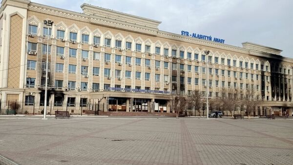 Акимат Кызылорды после беспорядков - Sputnik Казахстан