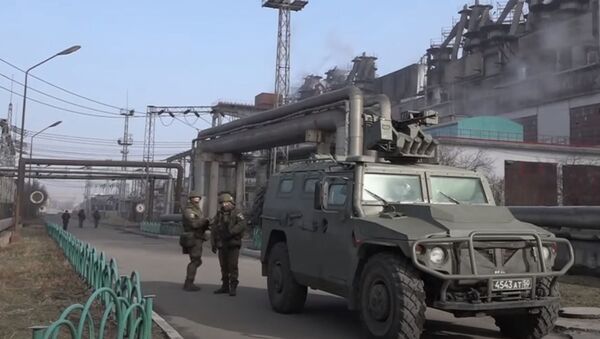 Миротворцы ОДКБ передают охраняемые ими объекты правоохранительным органам Казахстана - видео - Sputnik Казахстан