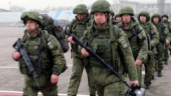 Вывод миротворческих сил ОДКБ из Казахстана - Sputnik Казахстан