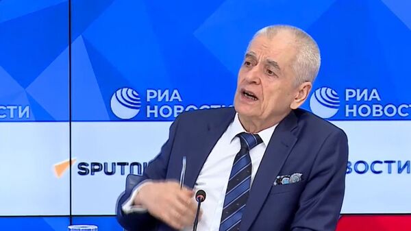 Видеомост с пресс-конференции Геннадия Онищенко - Sputnik Қазақстан