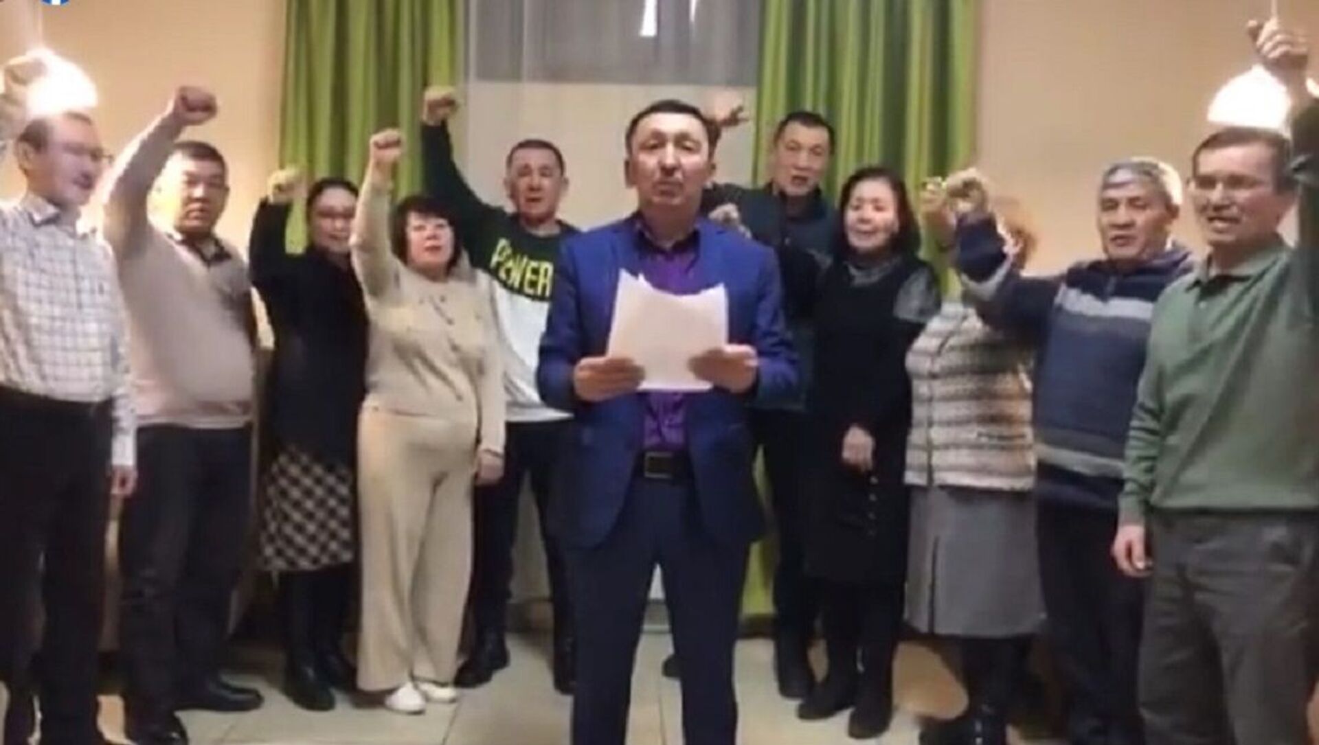 Желтоксановцы выступили с обращением - скриншот видео - Sputnik Казахстан, 1920, 29.01.2022