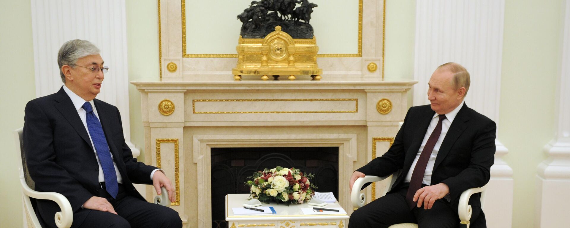 Президент РФ В. Путин провел переговоры с президентом Казахстана К.-Ж. Токаевым - Sputnik Казахстан, 1920, 18.02.2022