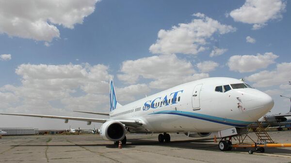 Самолет авиакомпании SCAT  - Sputnik Казахстан