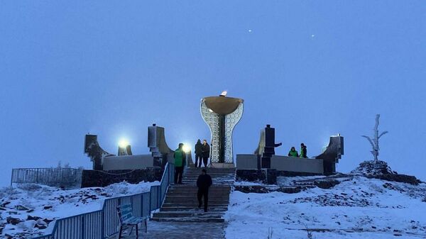 Зажжение огня на горе Отпан тау на праздник Корису - Sputnik Казахстан