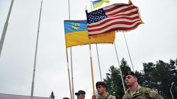Американские военные инструкторы на Украине,  село Старичи, архивное фото - Sputnik Казахстан