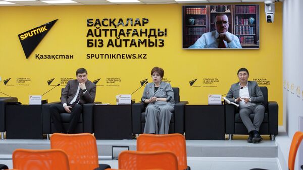 В мультимедийном пресс-центре Sputnik Казахстан прошел круглый стол, посвященный посланию президента Токаева - Sputnik Казахстан