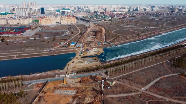 Строительство нового моста в Нур-Султане  - Sputnik Казахстан